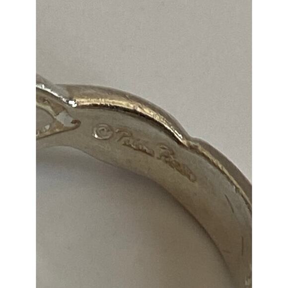 Authentic Tiffany & Co Infinity Sterling Sliver Ring Size Size 5 - Picture 6 of 7